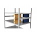 Стеллаж металлический MS STANDART 185KD/100X30/4